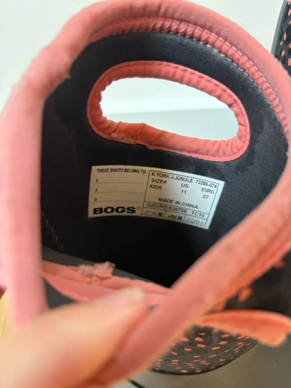 Bogs York Waterproof Boots, Kids size 11